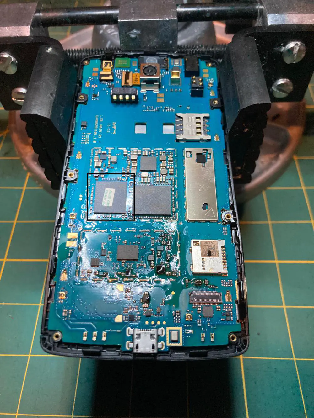 Flash Chip on PCB